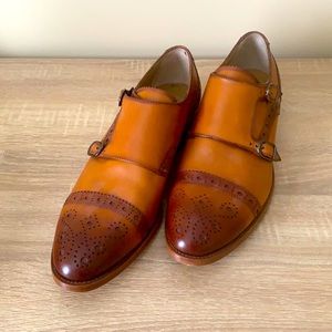 Antonio Maurizi Leather Double Monkstrap Wingtip
